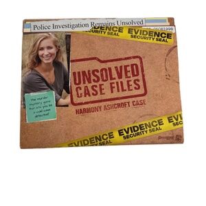 NEW unopened sealed Unsolved Case Files Game Harmony Ashcroft Case